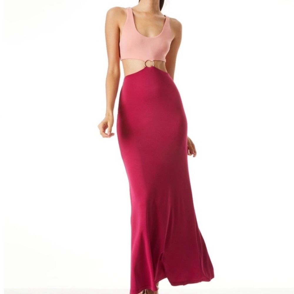Alice + Olivia two toned cropped dress NWT